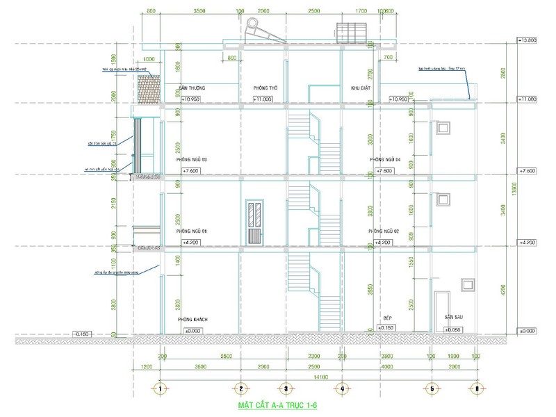 Biện pháp thiết kế chiều cao tầng nhà hợp lý