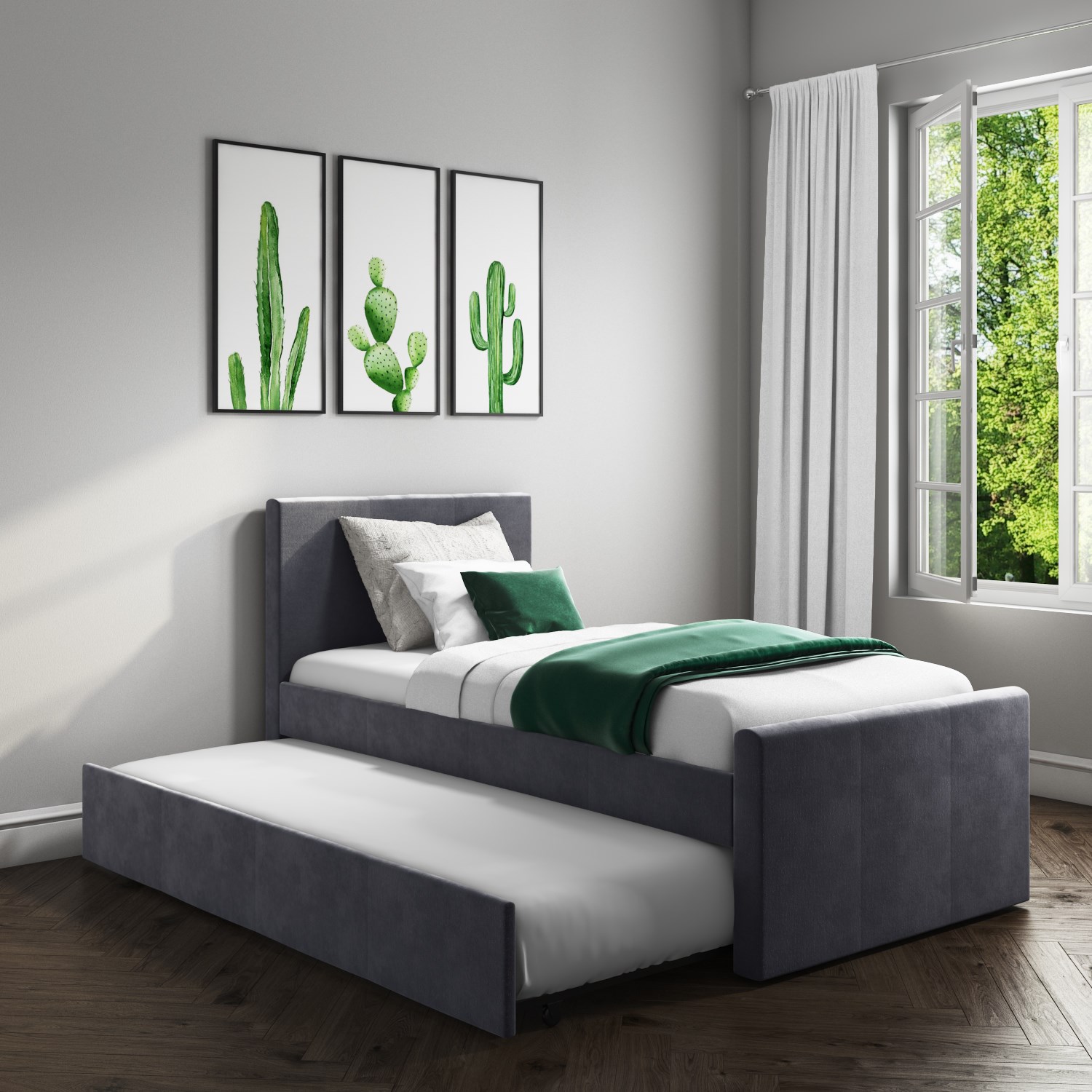 Trundle Bed sẽ giúp bạn tiết kiệm không gian
